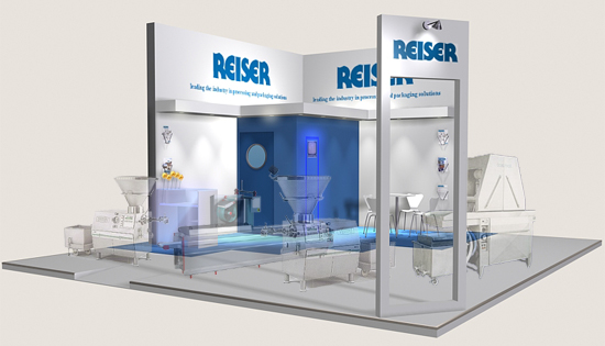 Reiser exhibition stand 3D visual