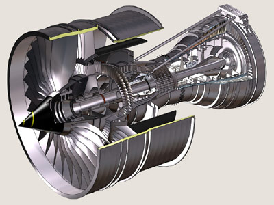 Rolls Royce Trent 900 Jet Engine